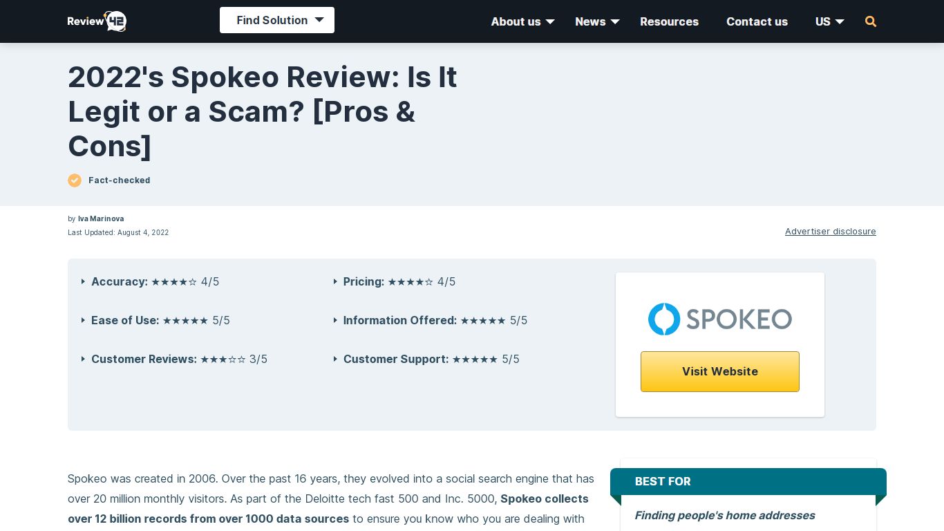 2022's Spokeo Review: Is It Legit or a Scam? [Pros & Cons]